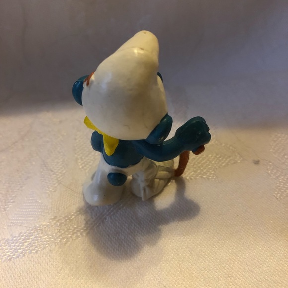 The Smurfs - Peyo Bully Germany - 20097  Vintage Wounded Smurf Rare - Picture 7 of 10